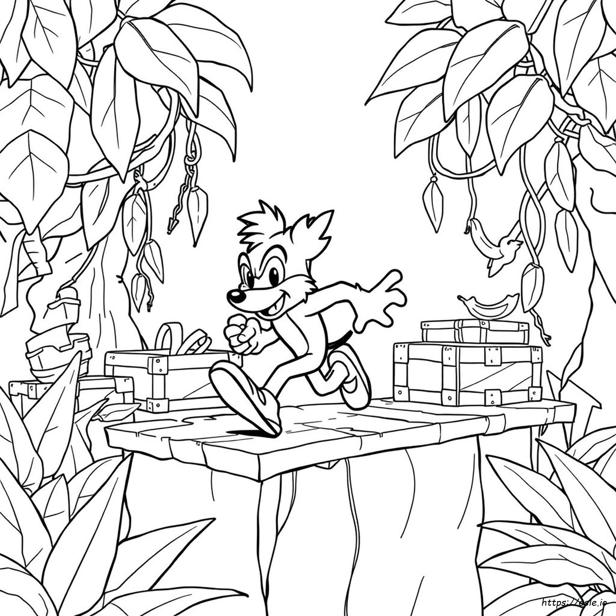Crash Bandicoot Da Colorare