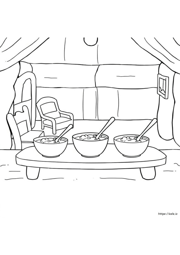 Goldilocks Coloring Pages