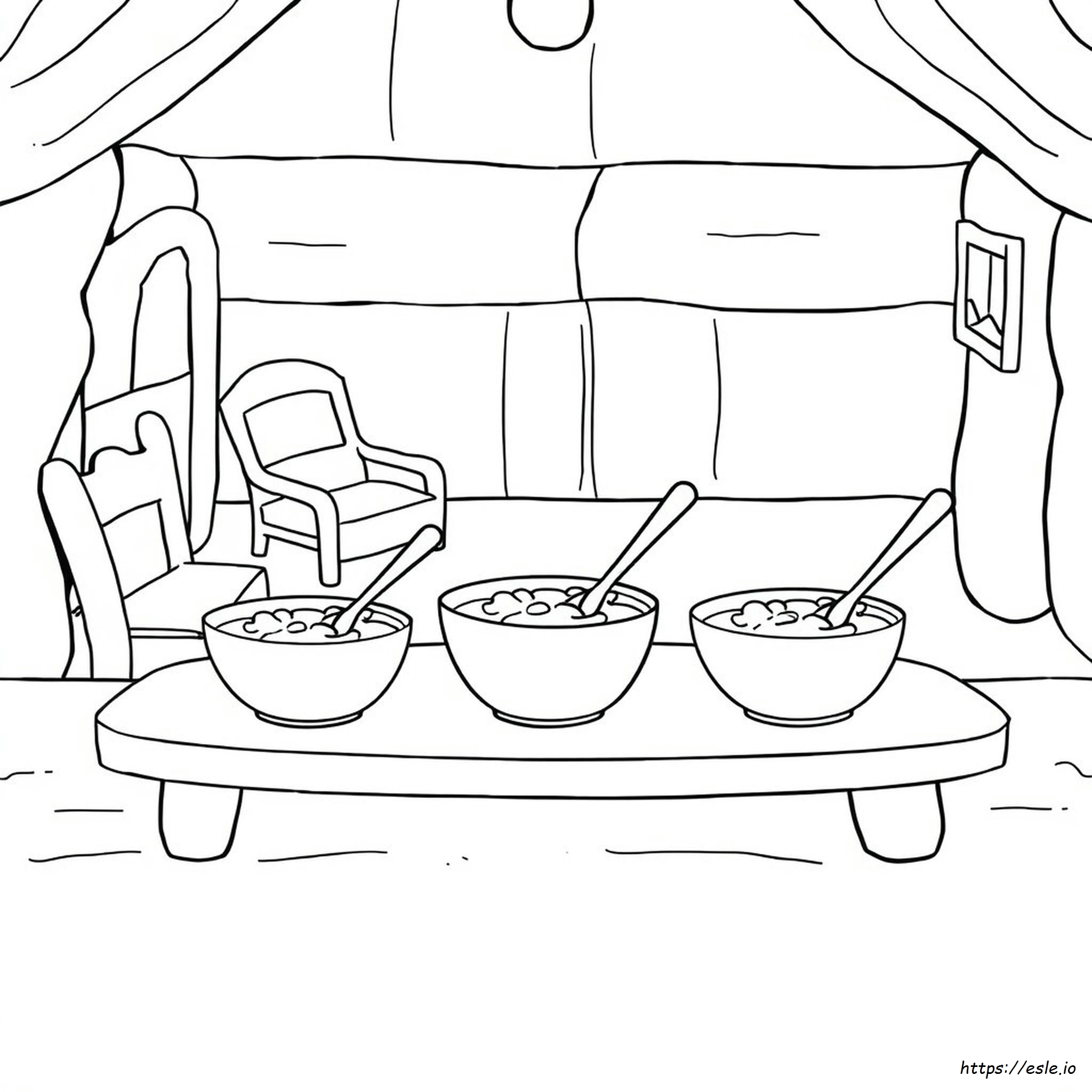 Goldilocks Coloring Pages