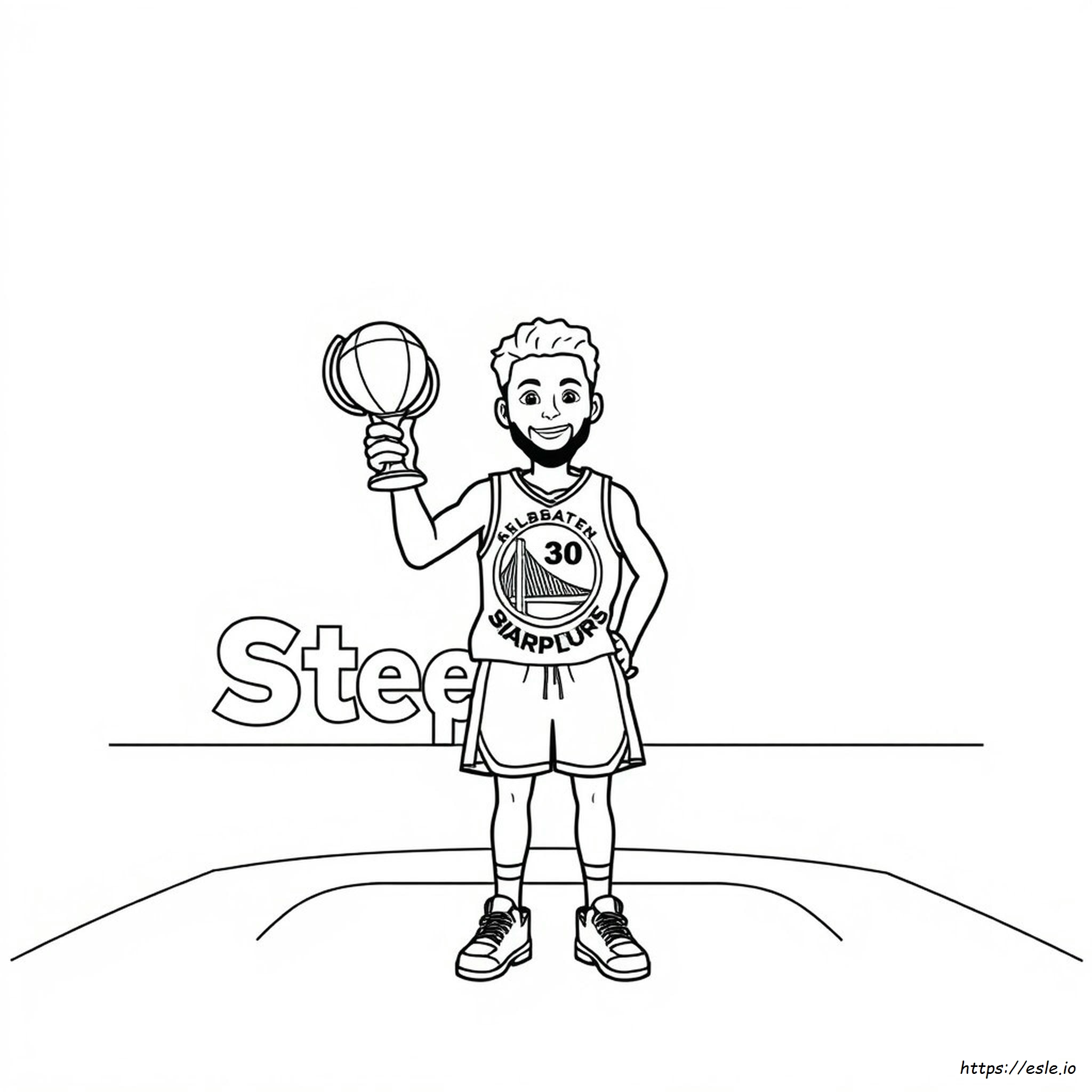 Stephen Curry Logo Coloring Pages