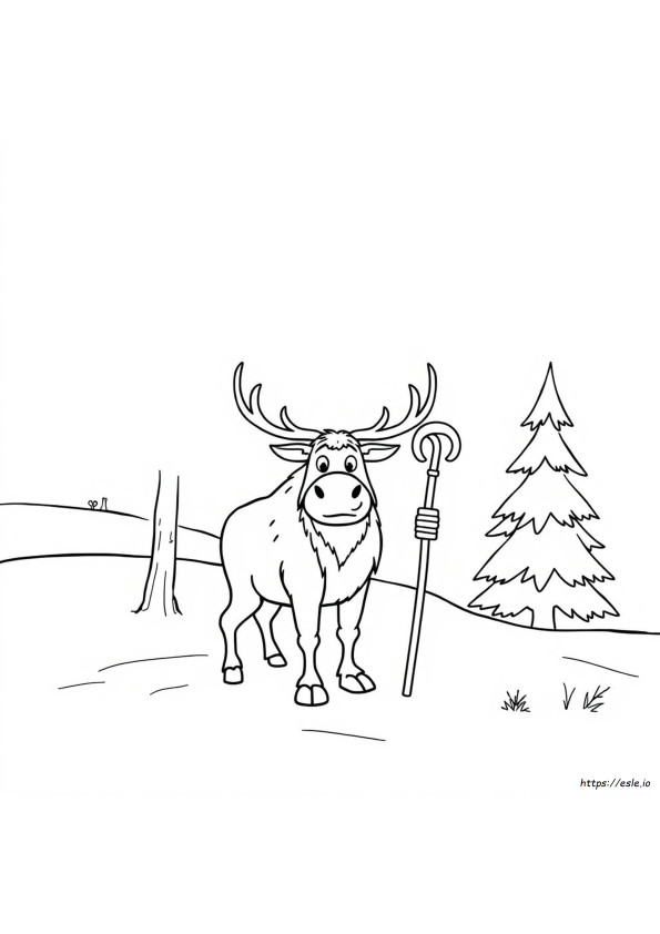 Printable Sven Coloring Pages