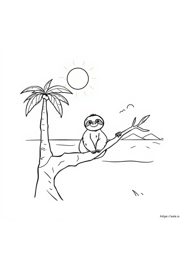 S Is For Summer Coloring Page