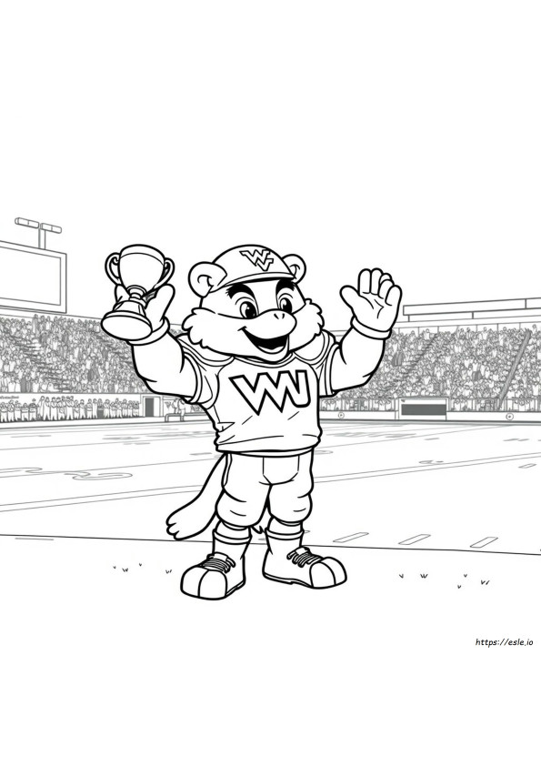 Wvu Coloring Pages