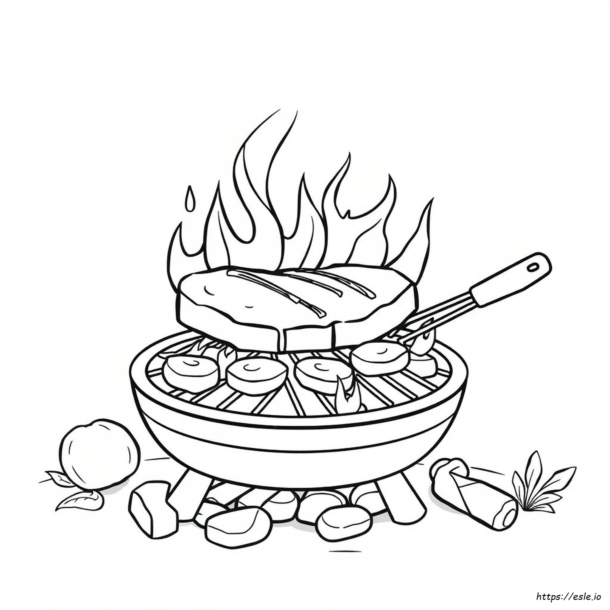 Meat Coloring Pictures