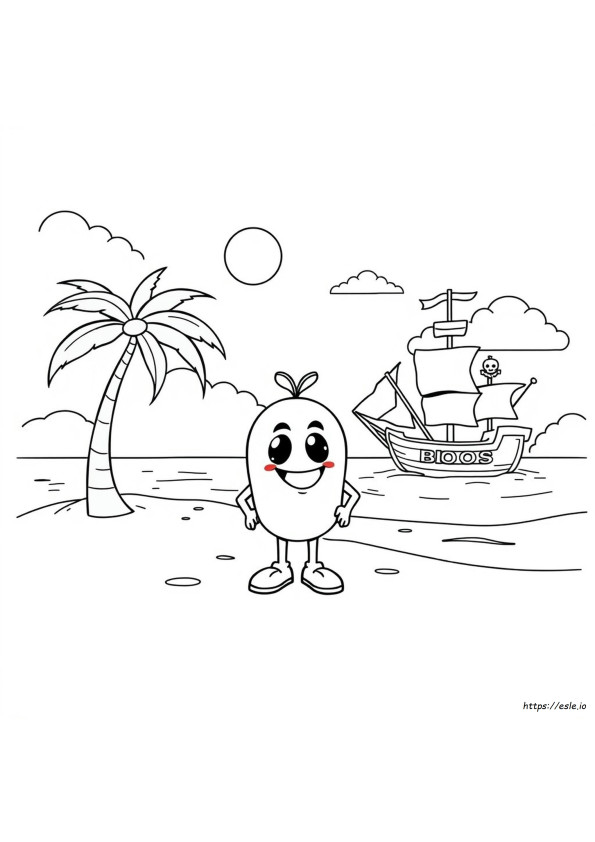 Blox Fruits Printable Coloring Pages