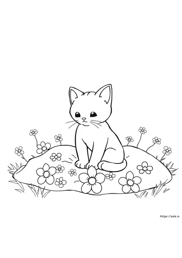 かわいい5月の塗り絵