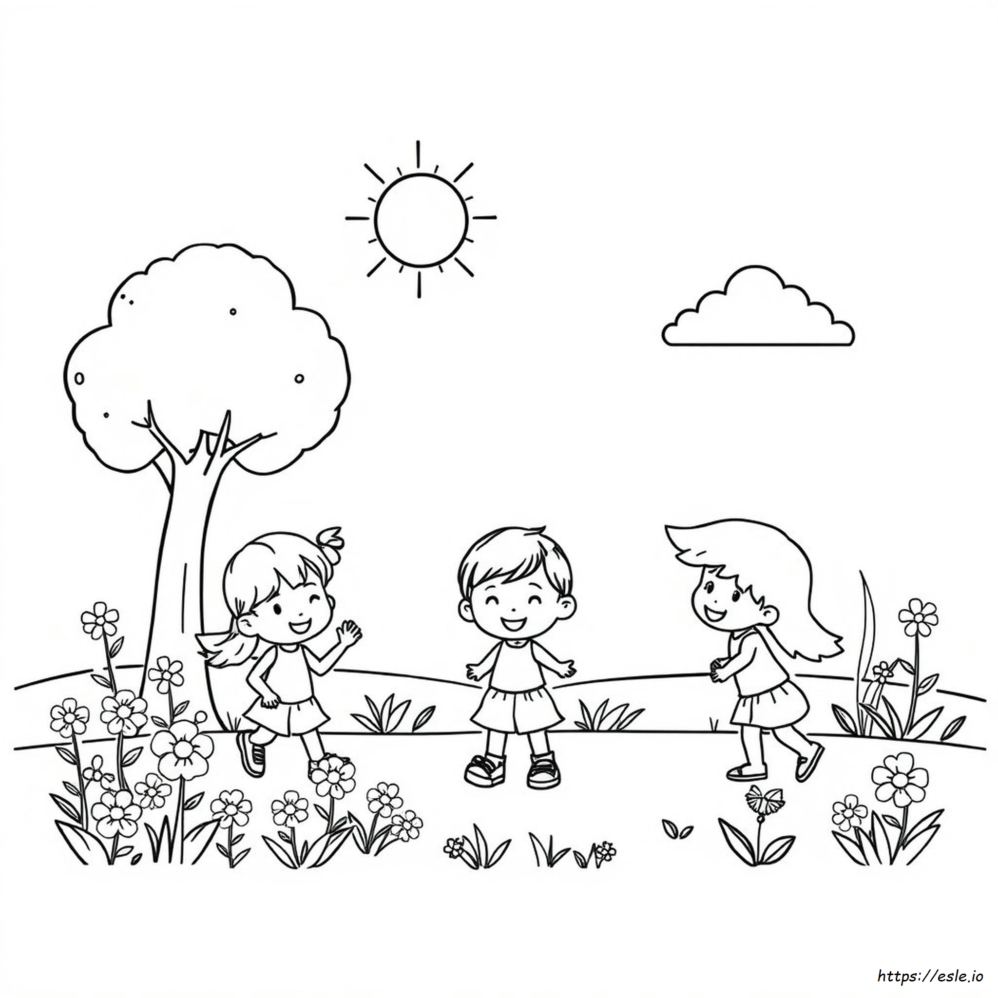 Wetter Ausmalbilder Für Den Kindergarten