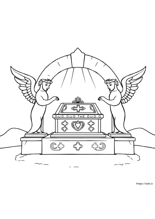 Free Coloring Pages Ark Of The Covenant