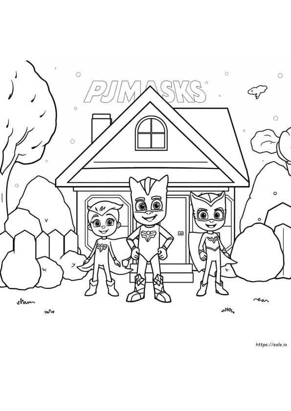 Pj Masks Disegni Da Colorare