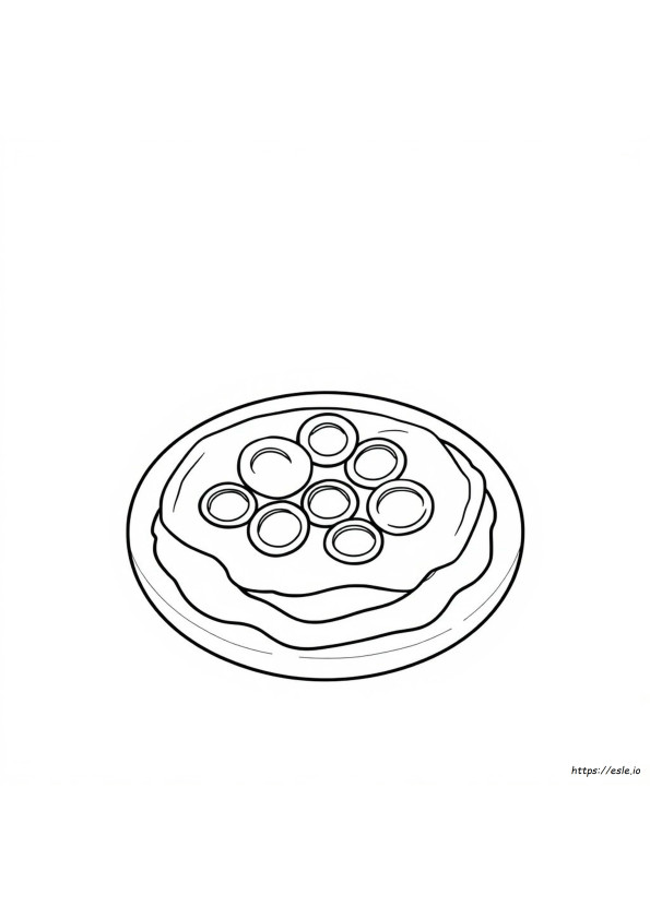 Pepperoni Coloring Page