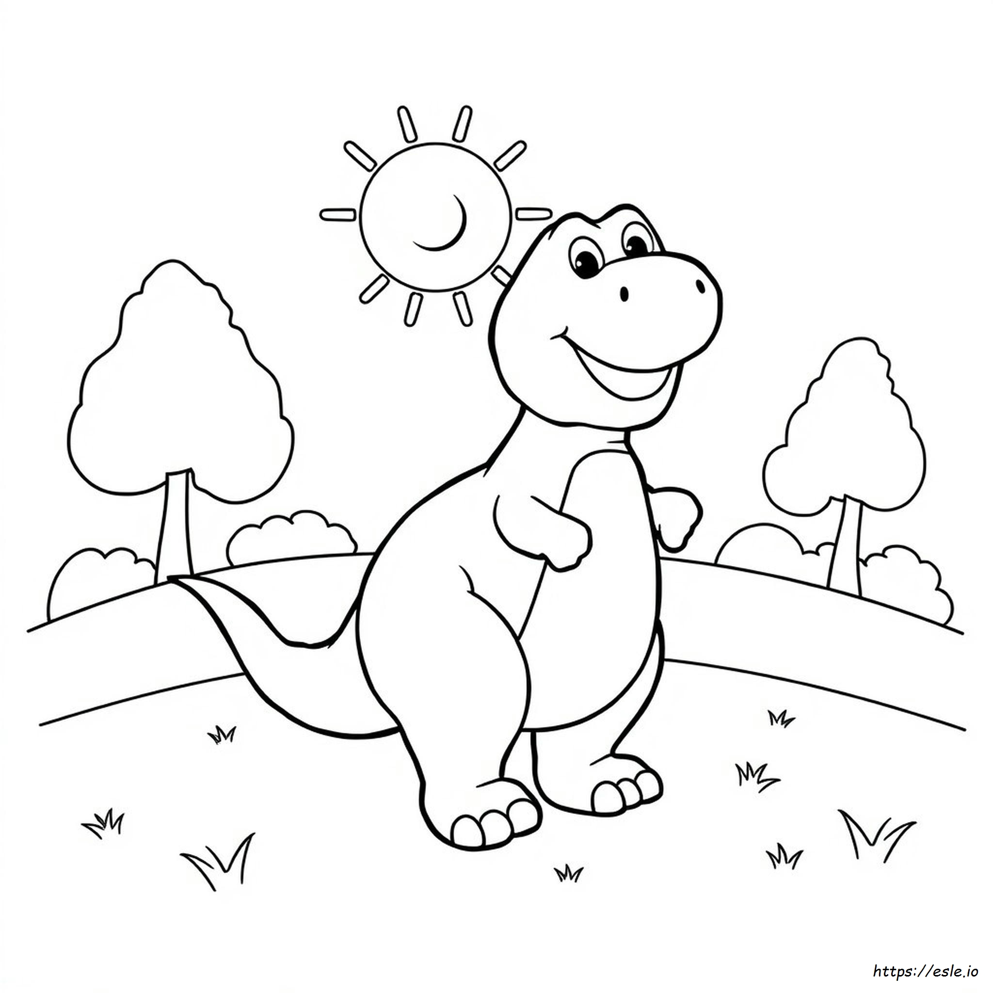 Barney Coloring Pages To Print Free