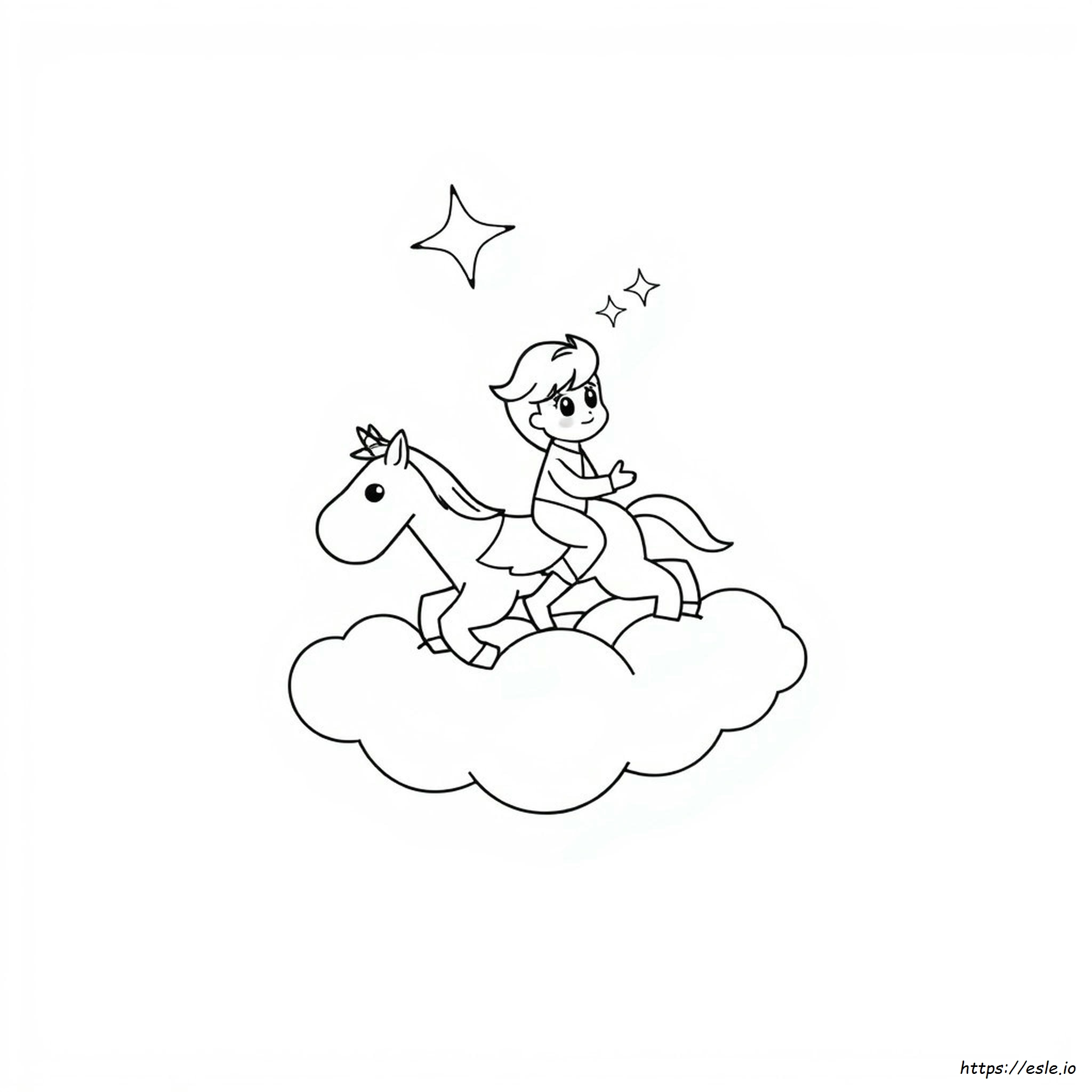 Páginas Para Colorear De Lucky Spirit Riding Free