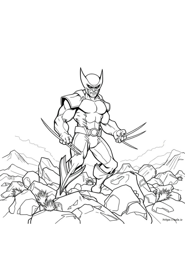 Wolverine Kleurplaten