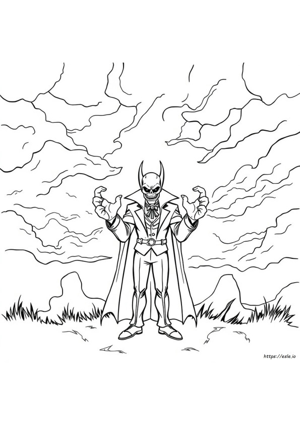 Villain Colouring Pages