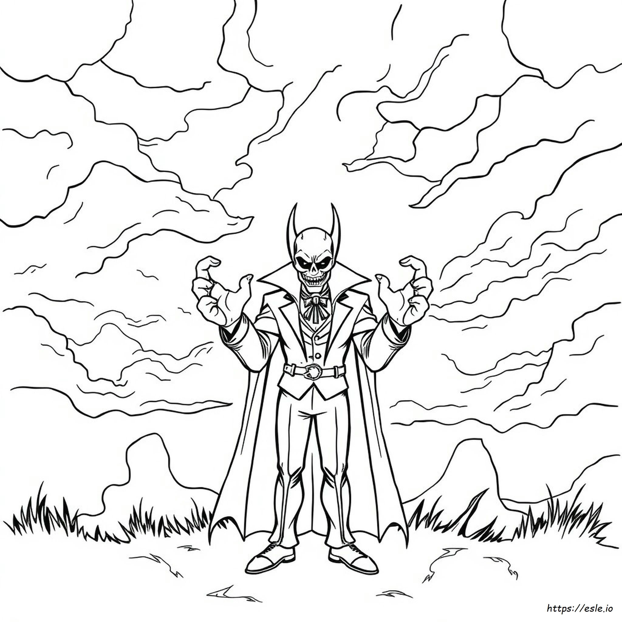 Villain Colouring Pages