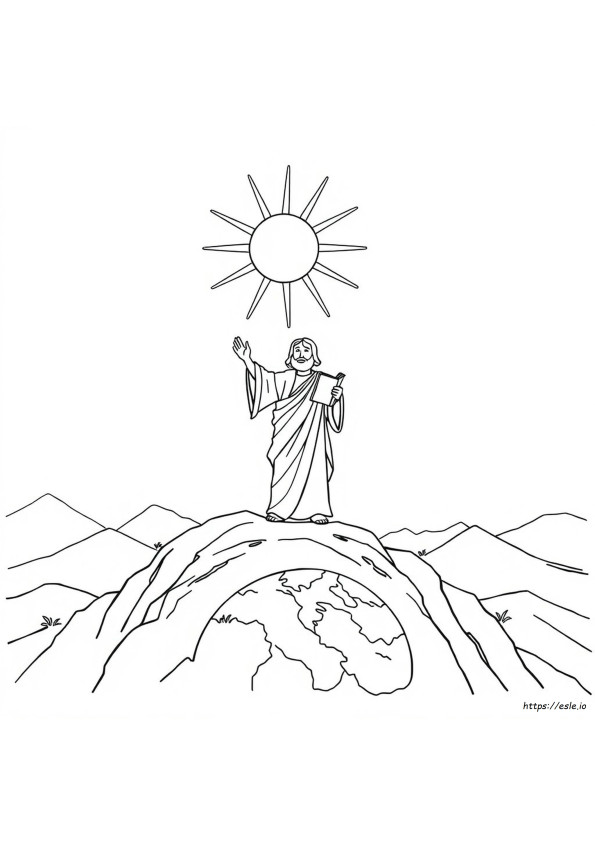 Jesus Colouring In