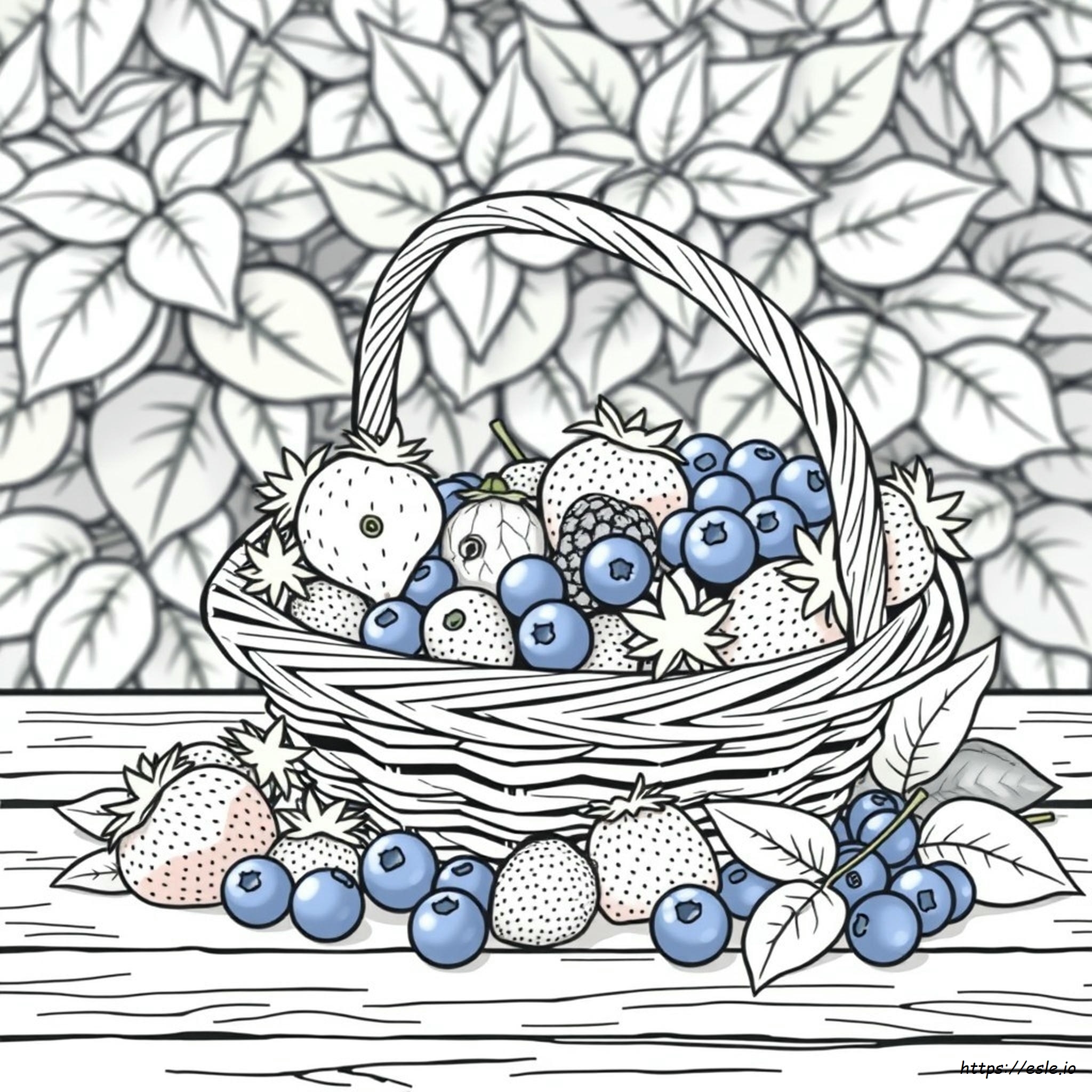 Coloring Book Frutas