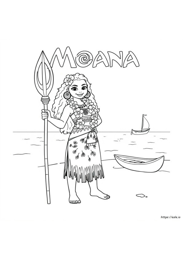 Kolorowanka Moana