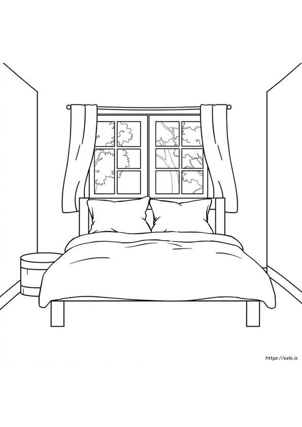 Bett Ausmalbilder