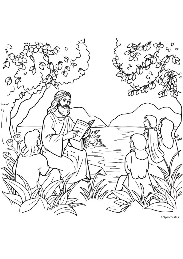 Bible Story Coloring Pages Gospel Light