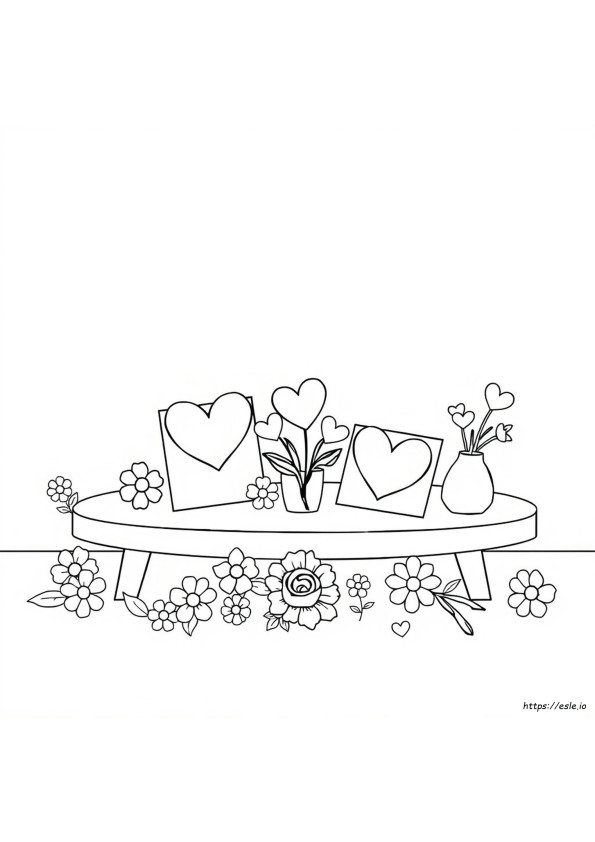 Hard Valentine Coloring Pages