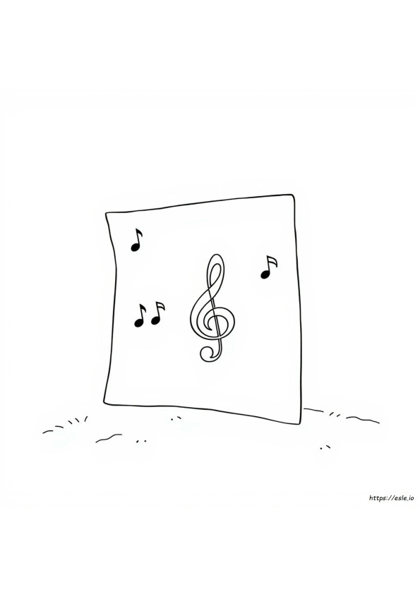 Music Colouring Sheet