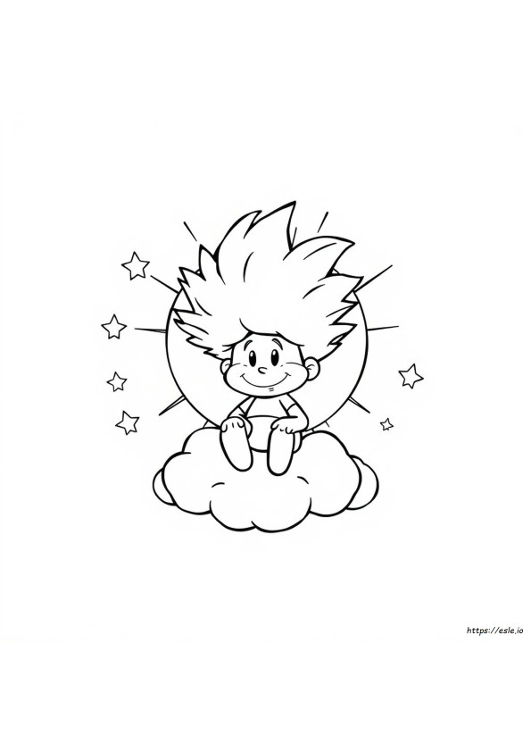 Thing 1 Coloring Sheet