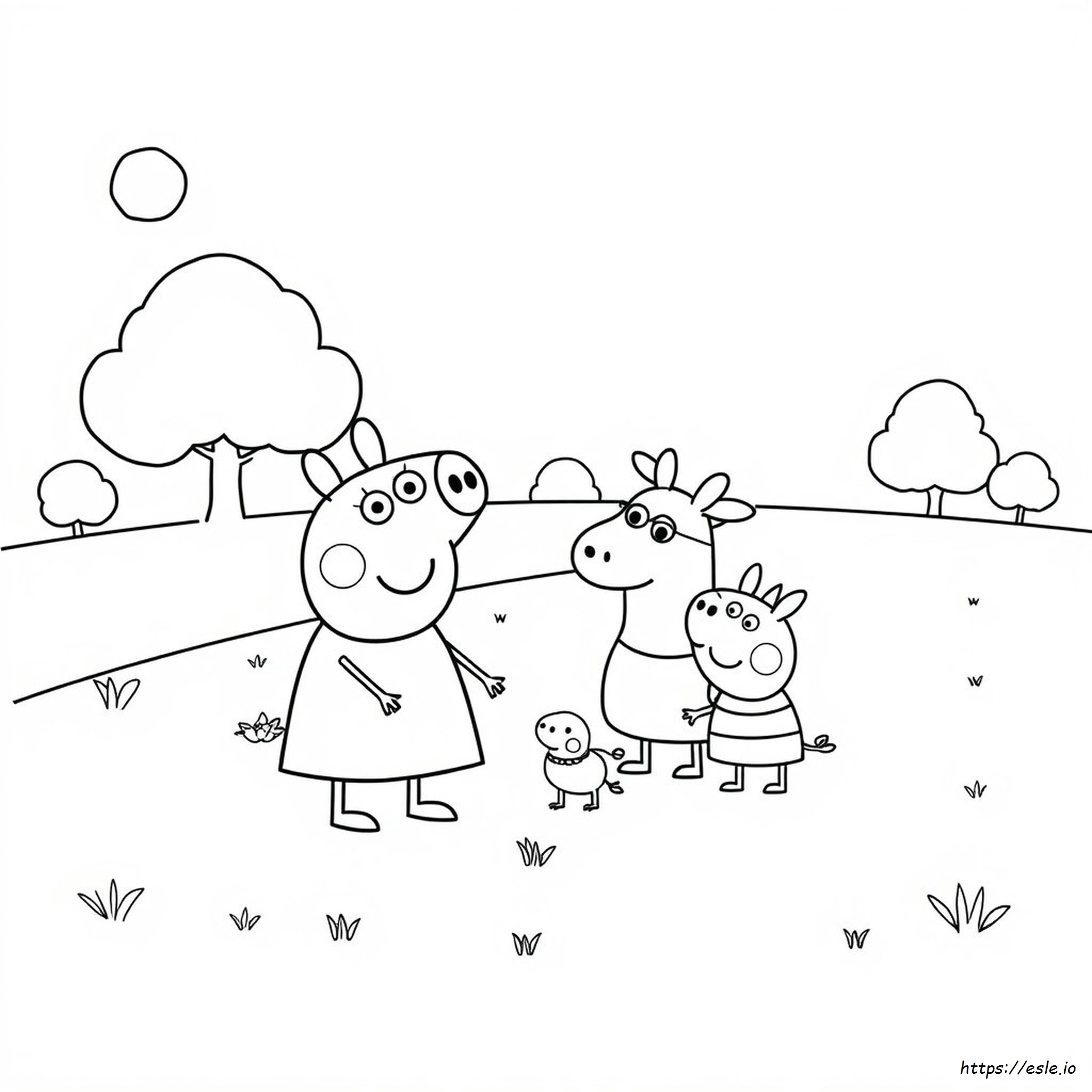 Libro De Colorear De Peppa