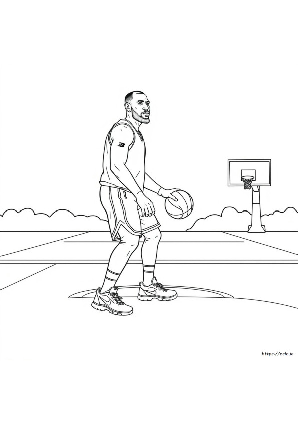 Lebron James Shoes Coloring Pages