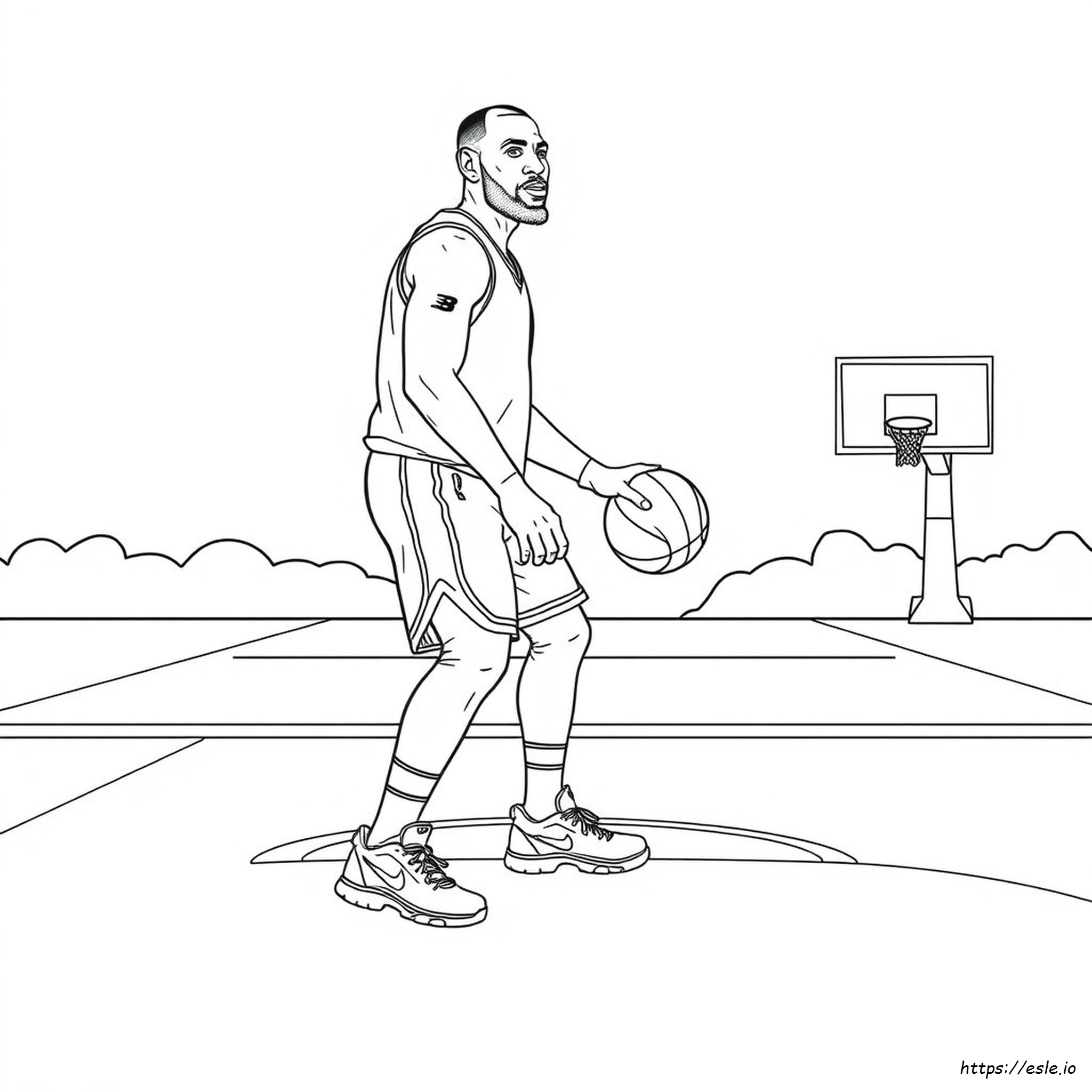 Lebron James Shoes Coloring Pages