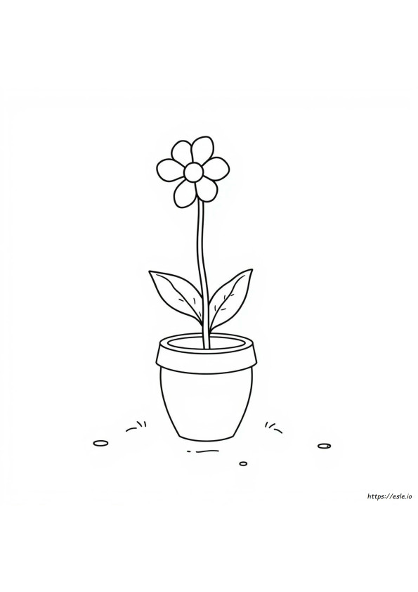 Gambar Mewarnai Pot
