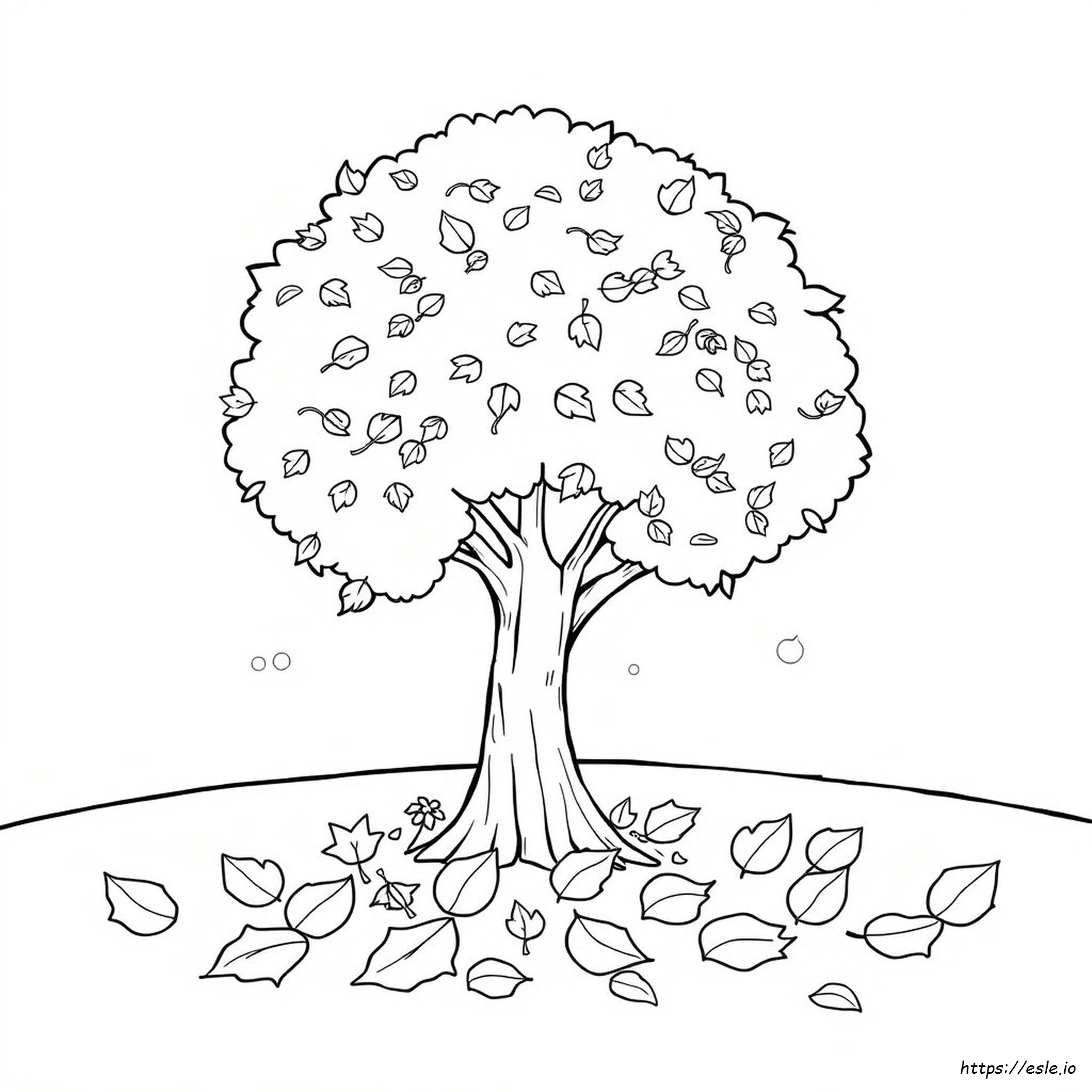 Fall Leaf Coloring Pages To Print