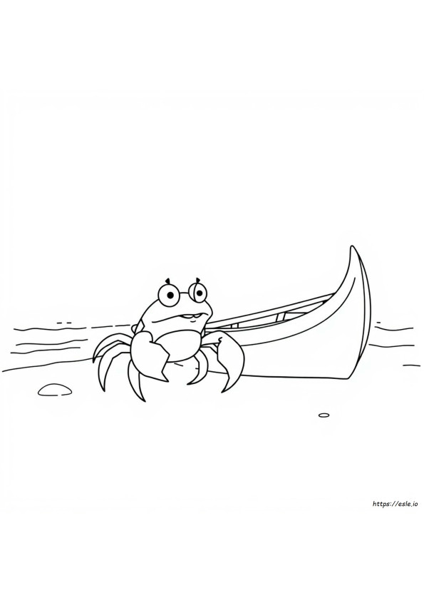 Moana Crab Coloring Pages