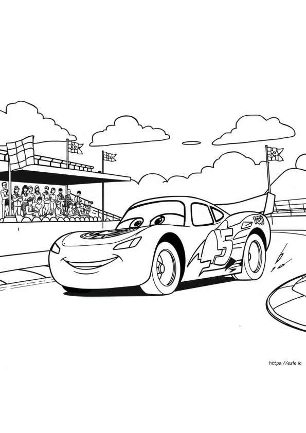 Coloriage Flash Mcqueen