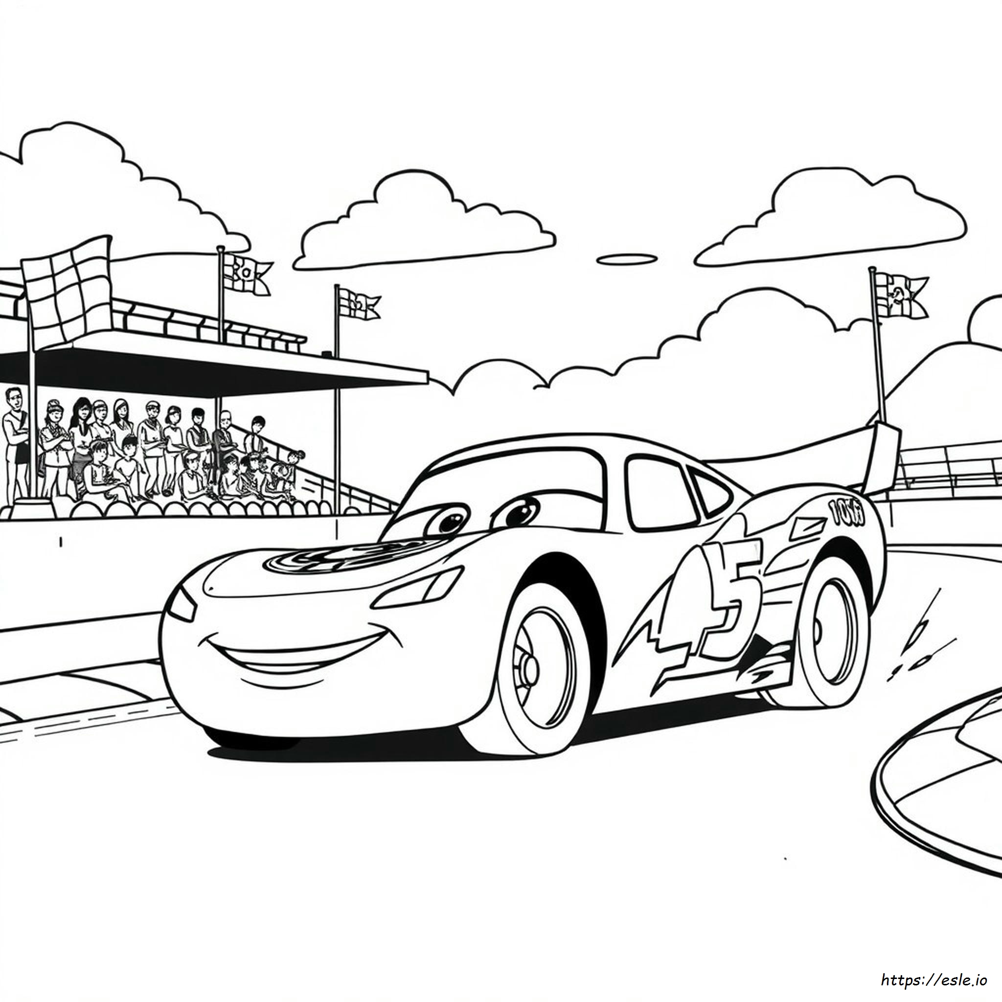 Lightening Mcqueen Colouring