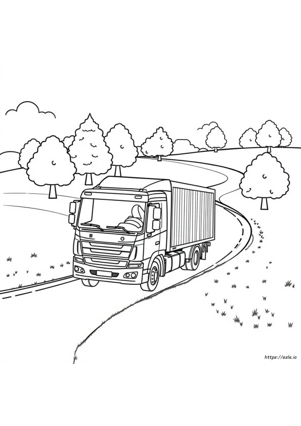 Lorry Colouring