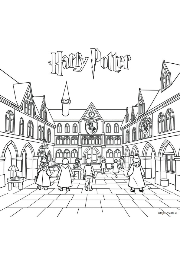 Harry Potter Coloring Pages Pdf Free Download