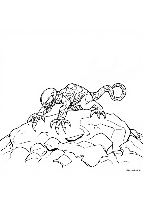 Disegni Da Colorare Di Riot Symbiote