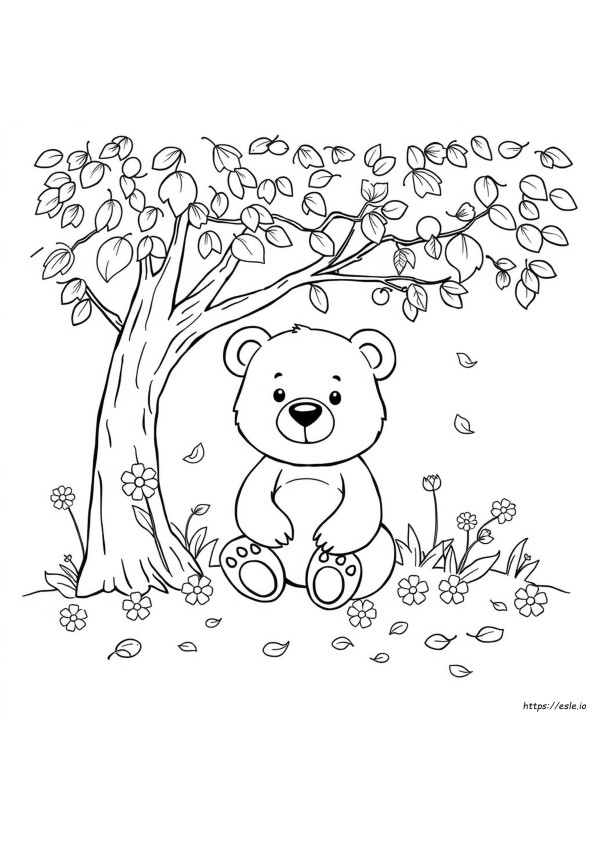 Orsetto Carino Da Colorare