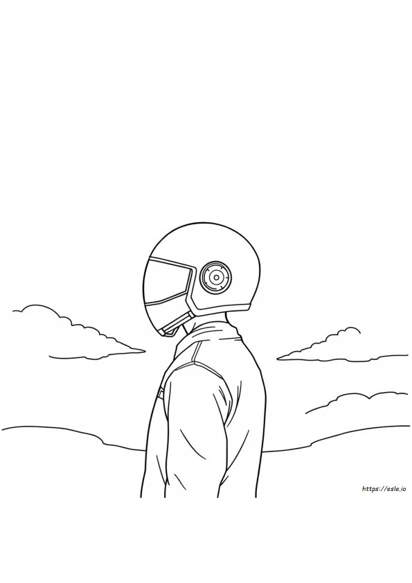 Helm Gambar Mewarnai