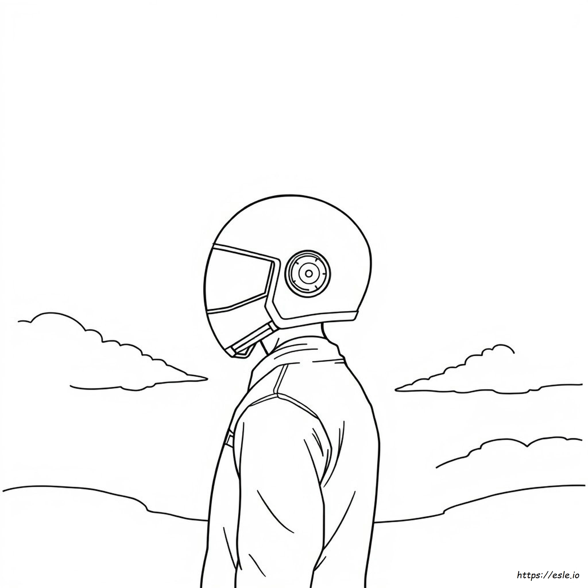 Coloriage Casque