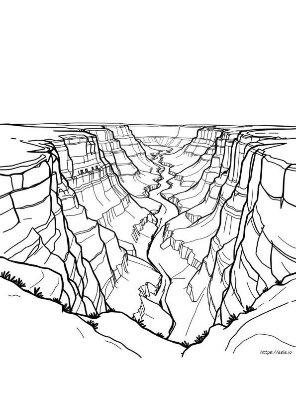 Grand Canyon Coloring Pages