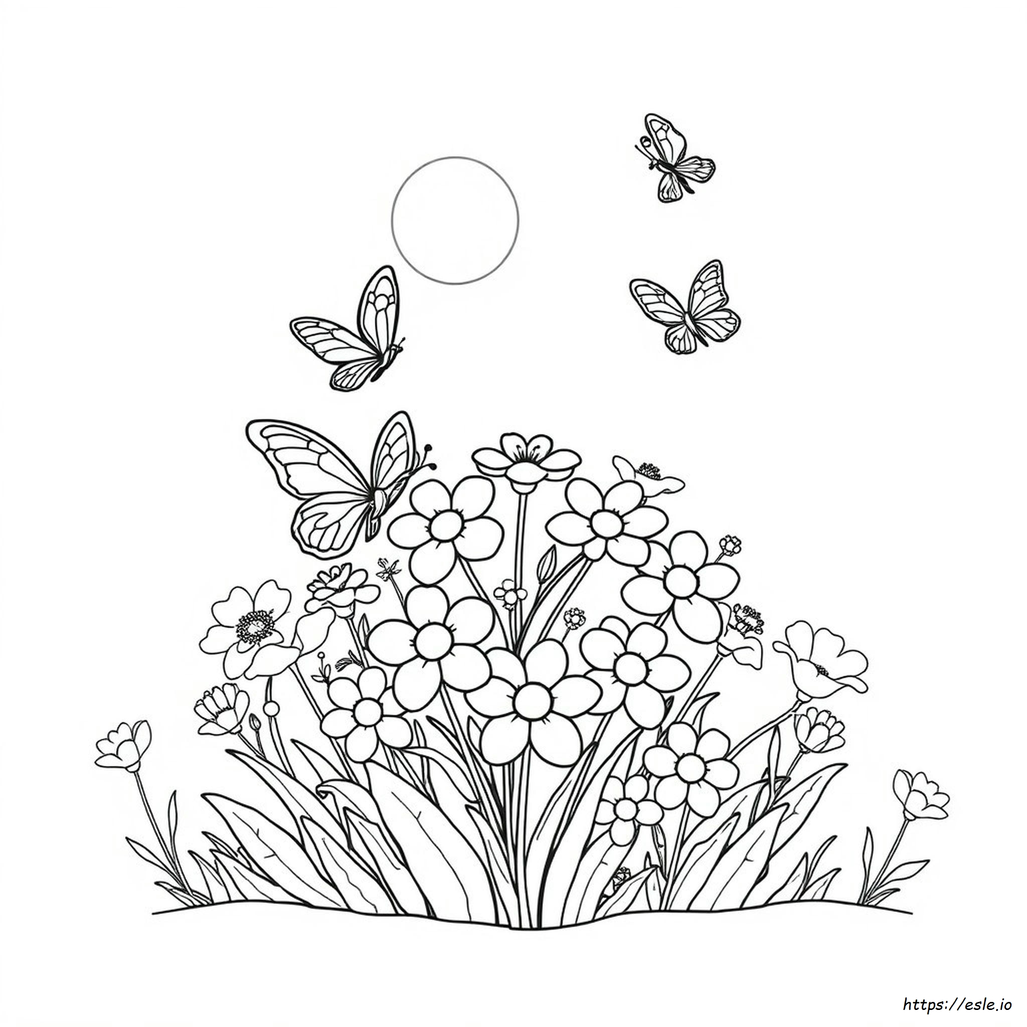 Páginas Para Colorear De Primavera Imprimibles Para Preescolar