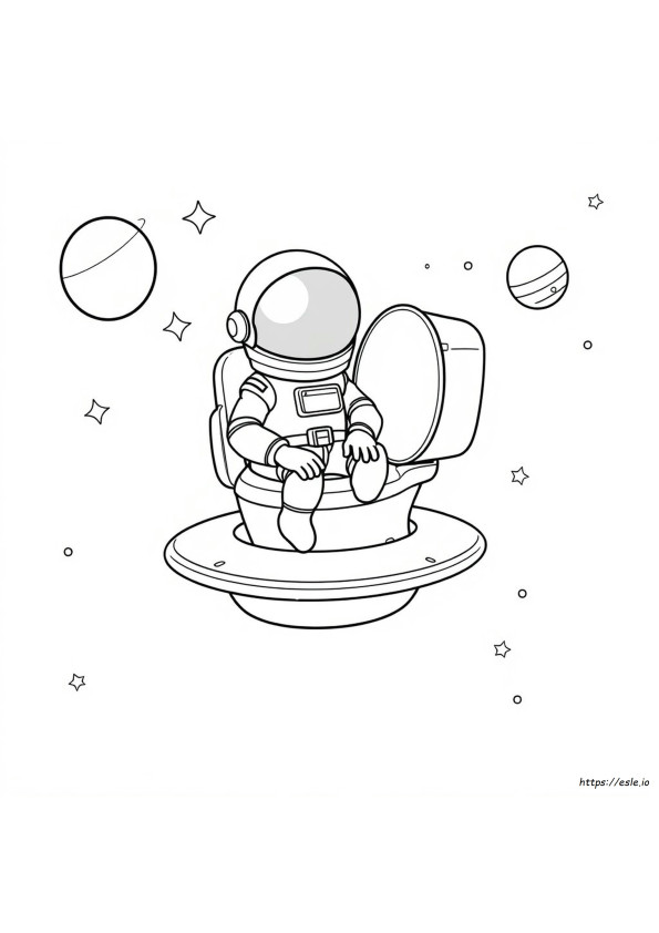 Astro Toaleta Kolorowanka