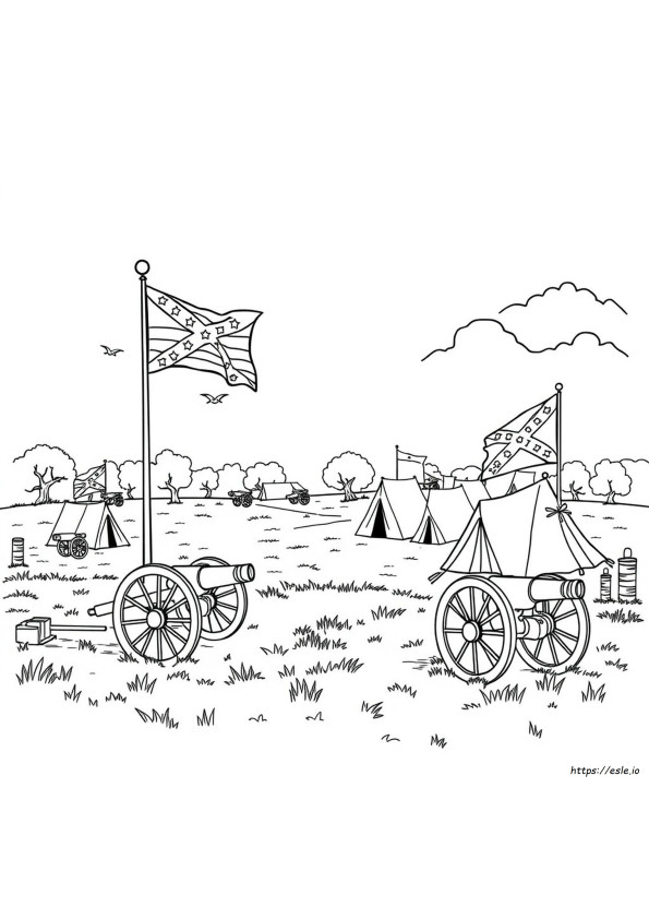 Gettysburg Disegni Da Colorare