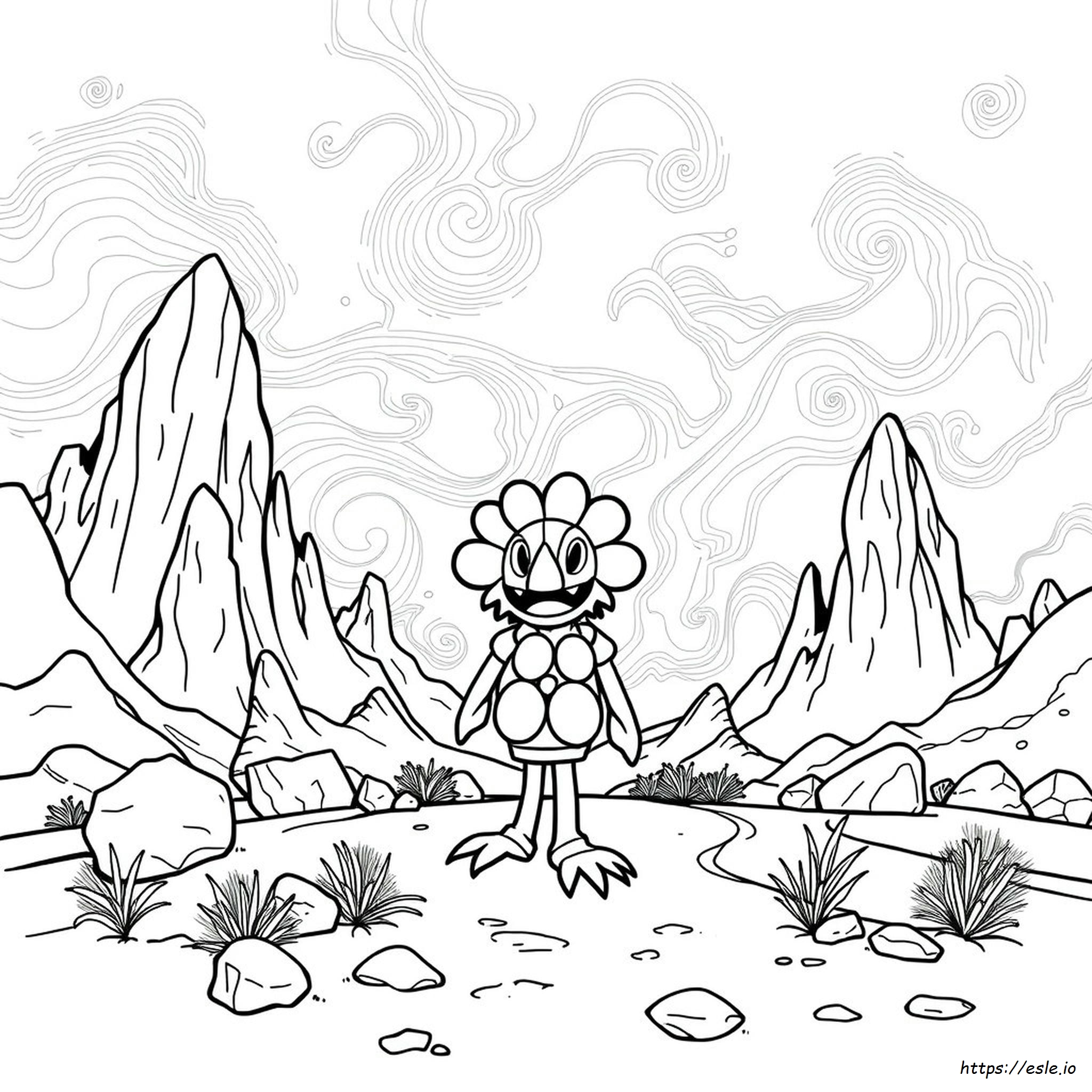 Omega Flowey Coloring Page