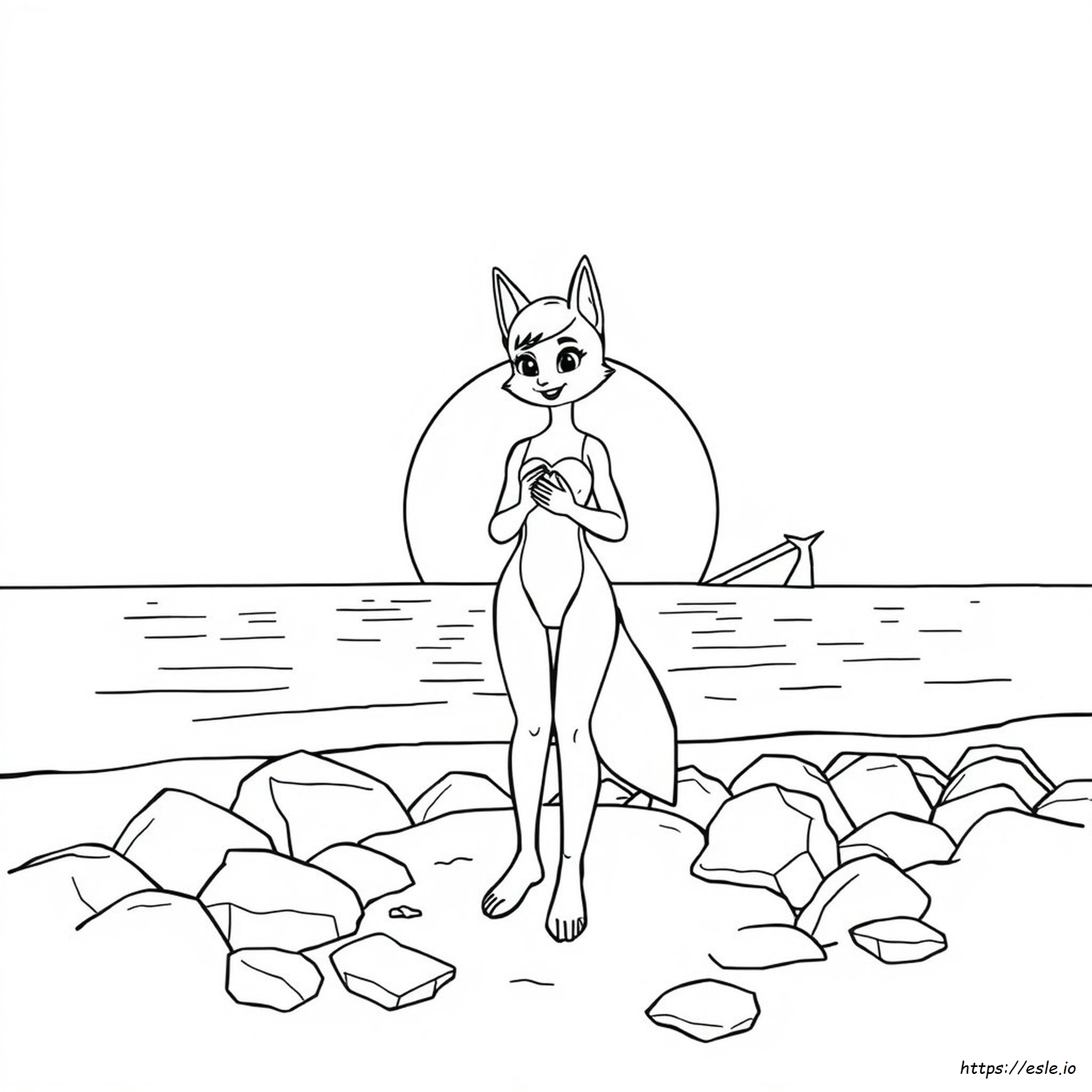 Diane Foxington Boyama Sayfaları