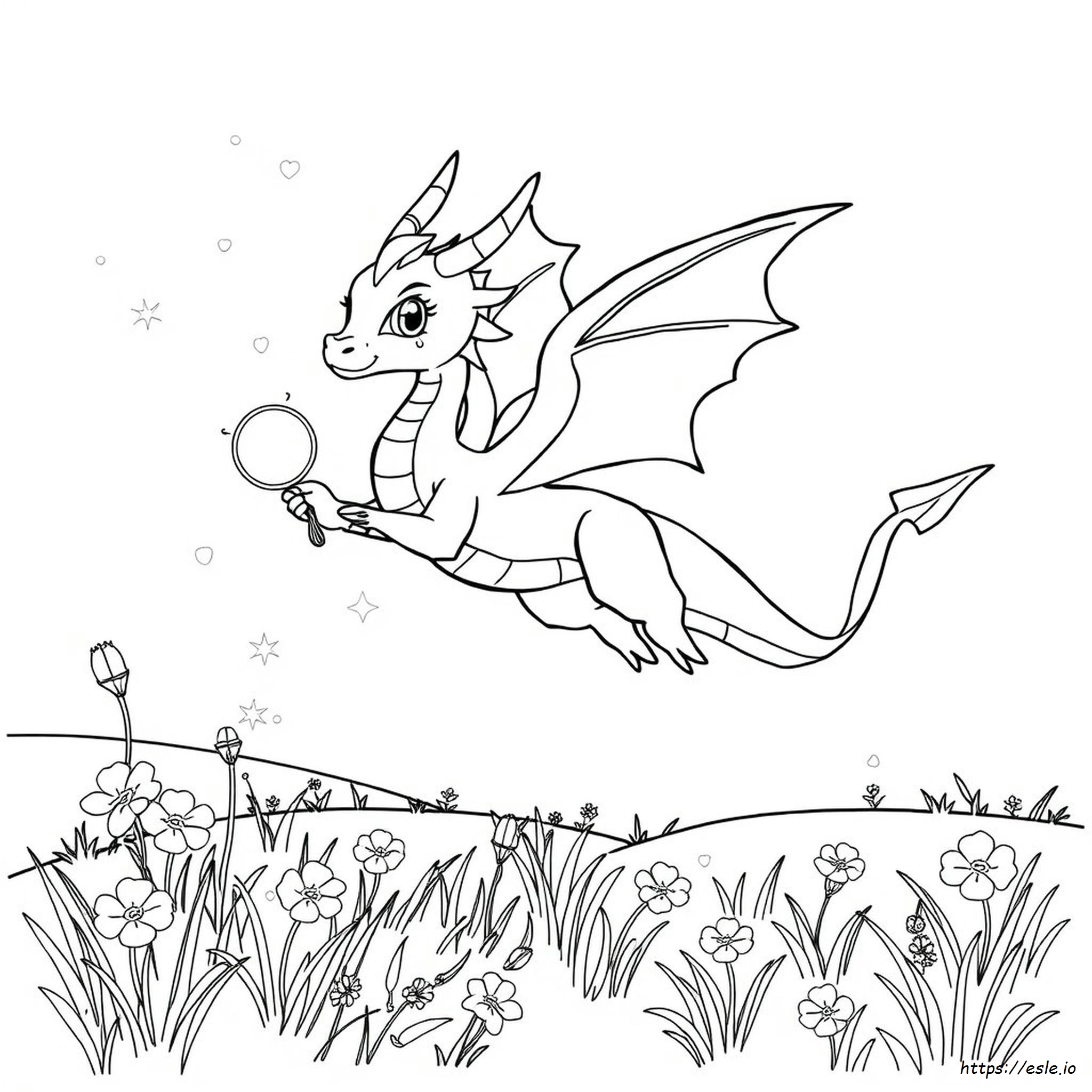 Fairy Dragon Coloring Pages