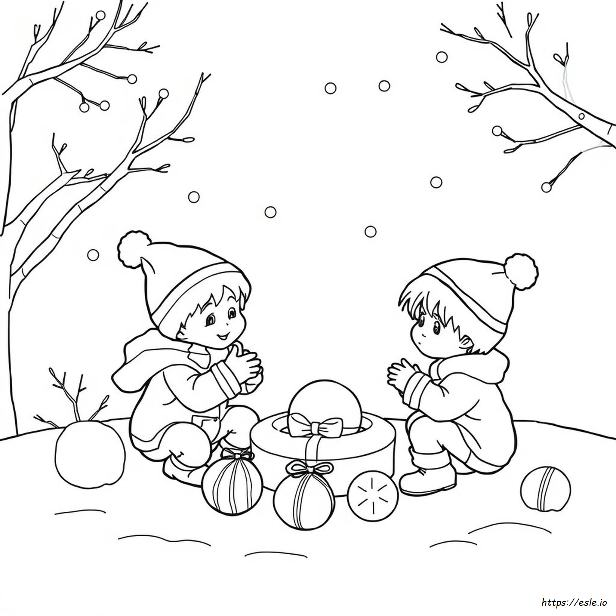 Kids Coloring Pages December