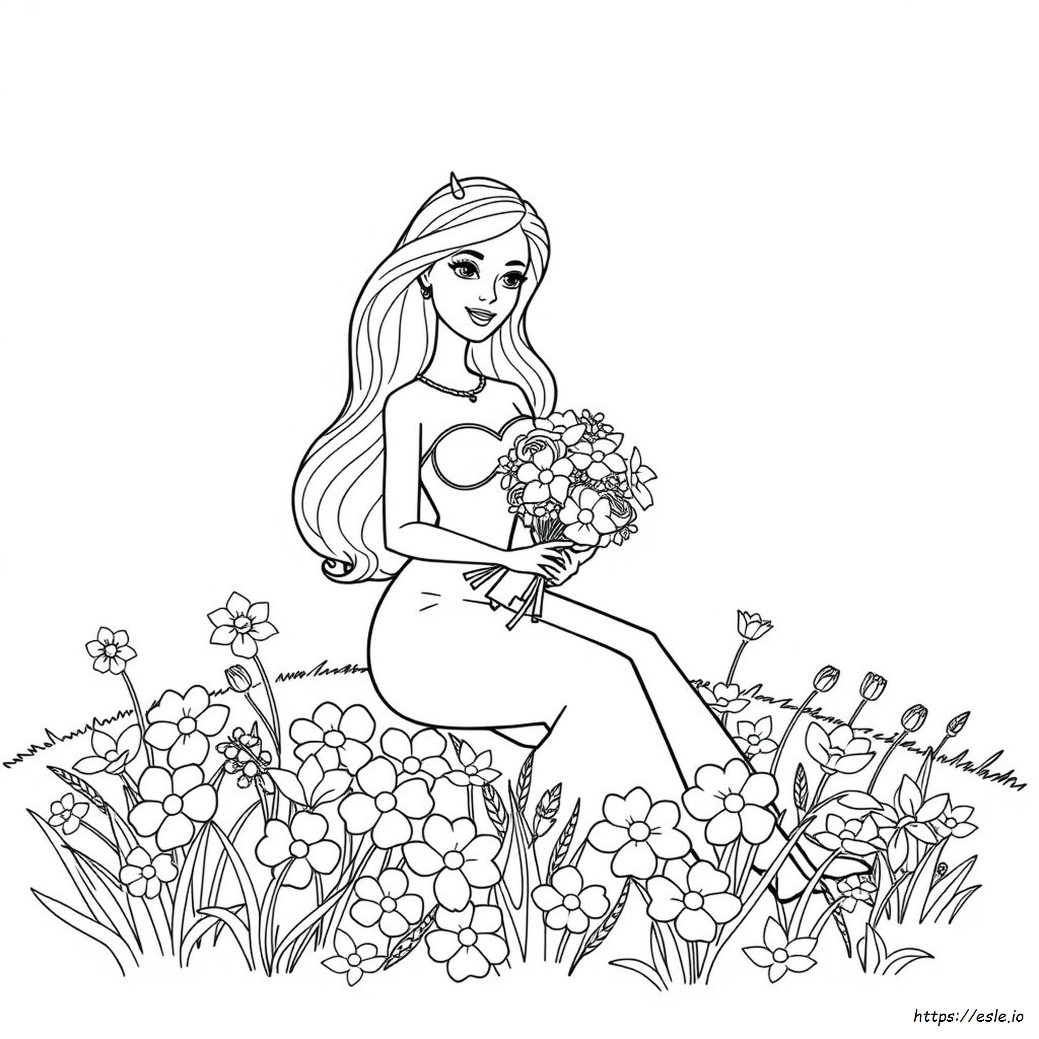 Páginas Para Colorear Gratis De Barbie